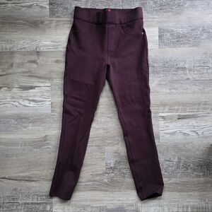 SPANX The Perfect Pant Ankle Ponte Knit Brandywine Plum Size Small